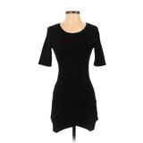 Lush Casual Dress - Bodycon: Black Solid Dresses - Women's Size Small