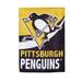 Pittsburgh Penguins 12.5'' x 18'' Double-Sided Burlap Garden Flag