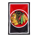 Chicago Blackhawks 28" x 44" Double-Sided Burlap House Flag