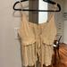 Free People Tops | Free People Yellow Tank | Color: Yellow | Size: L