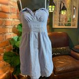 American Eagle Outfitters Dresses | American Eagle Sundress Blue White Sailor Nautical Size 0 Stripes Striped Aeo | Color: Blue/White | Size: 0