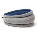 Ostrichpillow Light - Travel Pillow | Airplane Pillow, Car Travel Pillow, Office, Power Nap | Travelling Accesories for Men & Women (Sleepy Blue)