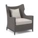 Bernhardt Captiva Patio Chair w/ Cushions Wicker/Rattan in Gray | 40 H x 33 W x 30 D in | Wayfair OP1102_6049-000