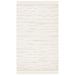 White 24 x 0.39 in Indoor Area Rug - Dakota Fields Handmade Tufted Wool Ivory Area Rug Wool | 24 W x 0.39 D in | Wayfair