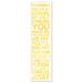 Finny and Zook You Are My Sunshine Personalized Growth Chart Canvas in Yellow | 39 H x 10 W in | Wayfair gc000296