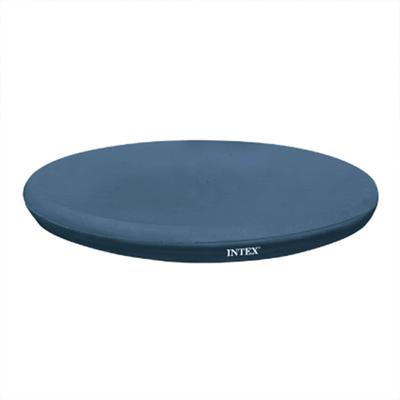 Intex 10 Foot Easy Set Round Above Ground Swimming Pool Debris Vinyl Cover, Blue - 5.2