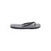 Juncture Flip Flops: Black Solid Shoes - Women's Size 5 - Open Toe