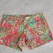 Lilly Pulitzer Shorts | Lilly Pulitzer Adie Shorts Flamingo Pink Southern | Color: Green/Pink | Size: 4