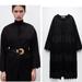 Zara Jackets & Coats | Blogger Fav | Zara Eyelet Detail Knit Coat | Color: Black | Size: M (Only One)