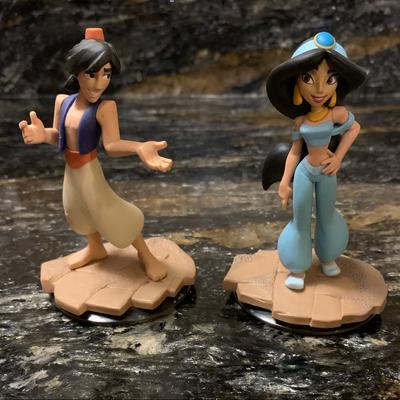 Disney Video Games & Consoles | Disney Infinity Characters Aladdin And Jasmine | Color: Blue/Red | Size: Os