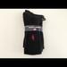 Ralph Lauren Accessories | 2 Pairs Ralph Lauren Polo Sport Cotton Ribbed Socks | Color: Black | Size: Os