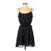 Forever 21 Casual Dress: Blue Floral Motif Dresses - Women's Size Small