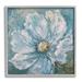 Stupell Industries Blue Flower Bloom Abstract Petal Texture Traditional Painting Gray Farmhouse Rustic Framed Giclee Texturized Art By Debi Coules | Wayfair