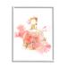 Everly Quinn Hello Gorgeous Fashion Cosmetic Perfume Bottle Pink Watercolor by Ziwei Li - Graphic Art Wood in Brown | 20 H x 16 W x 1.5 D in | Wayfair