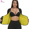 SEXYWG – t-shirt de Sauna en néoprène pour femme gilet d'entraînement de sport de taille