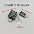 Adaptateur USB 3.0 vers Type C OTG pour Samsung Galaxy Note 20 Ultra Note 10 + S10e A71 A80 A70 Tab