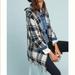 Anthropologie Jackets & Coats | Anthropologie Black And White Hooded Plaid Sweater Coat | Color: Black/White | Size: S