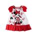 Disney Pajamas | Disney Minnie Mouse Short Sleeve Nightgown For Girls | Color: Red/White | Size: Various