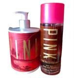 Pink Victoria's Secret Other | Extremely Rare/Htf New Pink Pink Passionfruit Body Mist & Lotion Set | Color: Pink | Size: Os