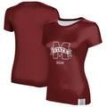 Women's Maroon Mississippi State Bulldogs Mom T-Shirt