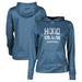 Women's Blue Hood College Blazers Basketball Pullover Hoodie