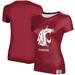 Women's Crimson Washington State Cougars Running T-Shirt