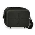 Pepe Jeans Highlight Adaptable Toiletry Bag with Shoulder Bag Black 29 x 21 x 15 cm Rigid ABS 9.14L