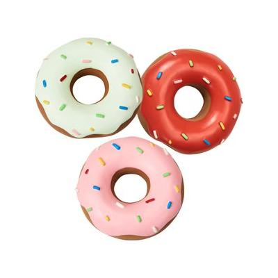 Cosmo Furbabies Latex Donut Dog Toy, 4-in, Color Varies