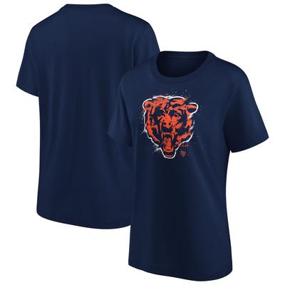 Chicago Bears Splatter Grafik T-Shirt - Damen Image