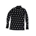 Zozo Rash Guard: Black Polka Dots Swimwear - Women's Size 7