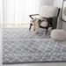 Gray/White 60 x 1.18 in Indoor Area Rug - Safavieh Tahoe Shag 665 Area Rug In Grey/White Polypropylene | 60 W x 1.18 D in | Wayfair THO665B-5