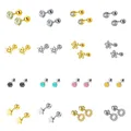 INZATT – boucles d'oreilles en argent Sterling 925 pour femmes bijoux fins classiques