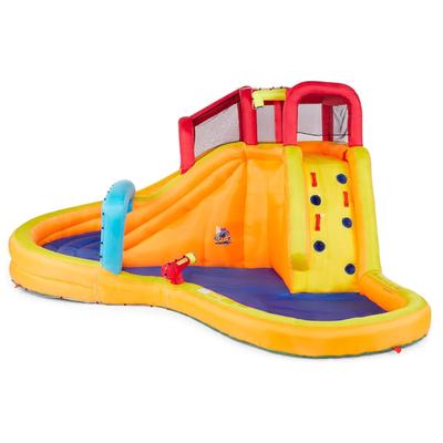 Banzai Kids Inflatable Outdoor Lazy River Adventure Water Park Slide and Pool - 55