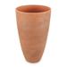 Algreen 43729 Acerra Weather Protected Recycled Composite Vase Planter Pot, Rust - 1 Pack