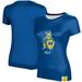 Women's Blue Madonna Crusaders Golf T-Shirt