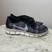 Nike Shoes | Nike Free Shoes Size 7.5 Snakeskin Running Shoes Sneakers | Color: Black/White | Size: 7.5