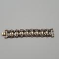 J. Crew Jewelry | J. Crew Brass And Rhinestone Chain Link Bracelet | Color: Gold/Silver | Size: Os