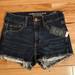 American Eagle Outfitters Shorts | American Eagle Outfitters Hi-Rise Shortie, Size 4 | Color: Blue | Size: 4