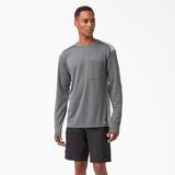 Dickies Men's Temp-Iq® 365 Long Sleeve Pocket T-Shirt - Dark Gray Heather Size 2Xl (SL620)