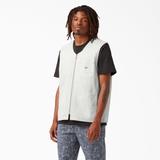 Dickies Men's Stonewashed Duck Carpenter Vest - Cloud Size XS (TER03)