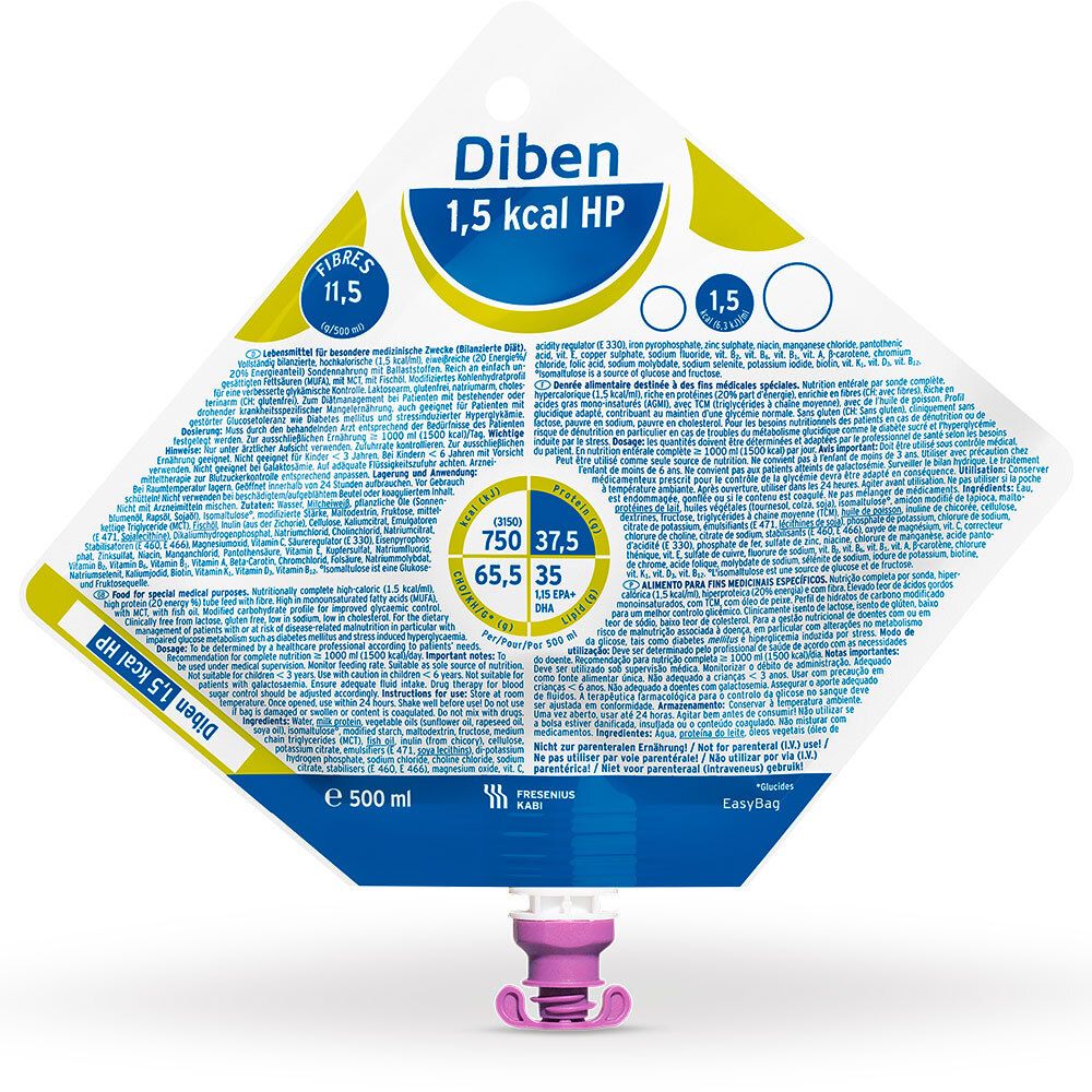 Diben 1.5 kcal HP flüssig 15x500 ml Flüssigkeit Image