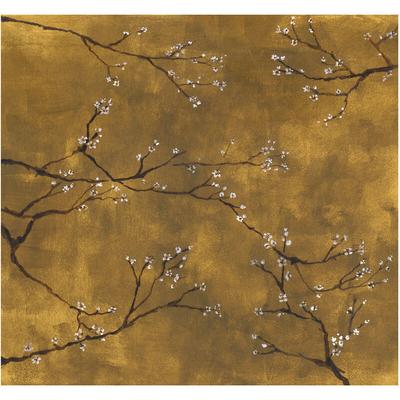 Fototapete Chinesische Blüte - Gelb - 300x280 cm - Gelb - Art For The Home