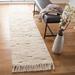 White 27 x 0.39 in Indoor Area Rug - Dakota Fields Handmade Tufted Wool Ivory Area Rug Wool | 27 W x 0.39 D in | Wayfair