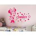 Decal House Minnie Mouse Personalized Name Wall Decal Vinyl, Metal in Gray | 22 H in | Wayfair zx58MetalSilver