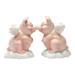 When Pigs Fly Hog Heaven Magnetic Salt and Pepper Shaker Set - Tan