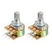 WH148 100K Ohm Variable Resistors Dual Coil Film Potentiometer 2pcs - 100K-2Pcs