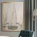Longshore Tides Sail Scribble I Premium Framed Canvas - Ready To Hang Canvas in Black | 42.5 H x 30.5 W x 1 D in | Wayfair