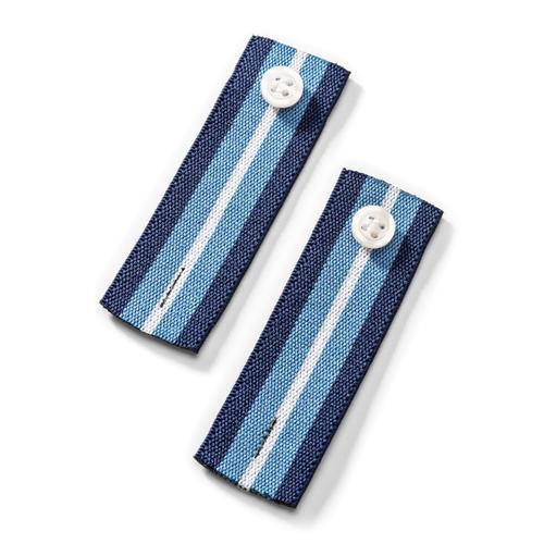 Walbusch Herren Manschettenhalter Blau/Weiß