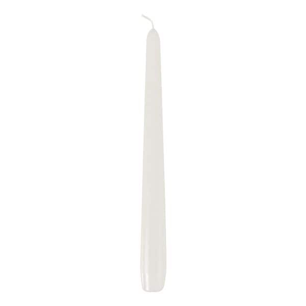 Papstar 50 Gastrokerzen einfarbig klassisch 25 cm Leuchterkerzen weiß