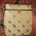 Dooney & Bourke Bags | Dooney & Bourke Canvas/Logo Leather Dark Brown And Brown Signature Crossbody | Color: Brown/Tan | Size: Os